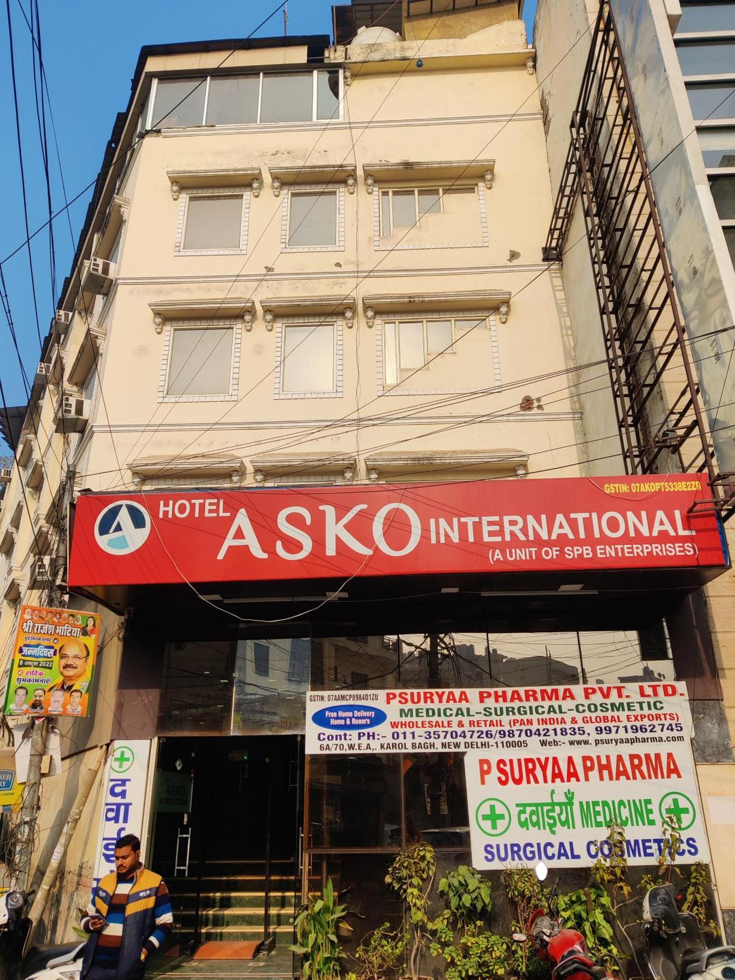 Hotel Asko International-Karol Bagh Delhi Zewnętrze zdjęcie